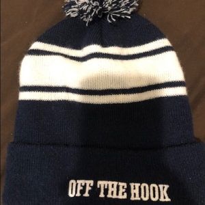 “Off the hook” beanie